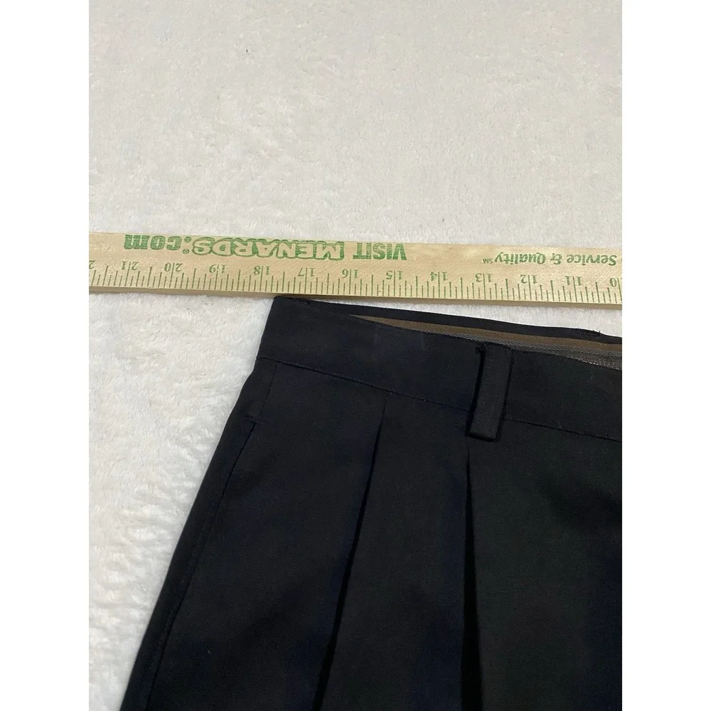 Tommy Bahama Pants Mens 36x34 Black Silk Pleated Classic Relaxed Fit - Picture 6 of 9